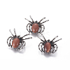 Synthetic Goldstone Brooch G-A176-C06-1