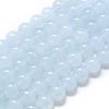 Natural Malaysia Jade Beads Strands G-L645-C01-8mm-01-1