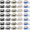 30Pcs 5 Colors Iron Ribbon Ends IFIN-YW0004-02-2