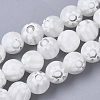 Handmade Millefiori Lampwork Beads Strands X-LAMP-R143-01H-1