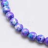 Synthetic Ocean White Jade Beads Strands G-L019-10mm-M-3
