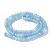 Dyed Natural Malaysia Jade Rondelle Beads Strands X-G-E316-2x4mm-64-4