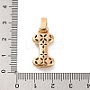 Brass Micro Pave Cubic Zirconia Pendants KK-C076-29I-G01-3