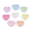 UV Plating Transparent Acrylic Pendants OACR-N160-21-1