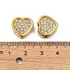 Heart Shape 304 Stainless Steel Beads STAS-C089-07G-3