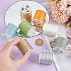 8 Rolls 8 Colors Polyester Sewing Thread OCOR-WH0087-03-3