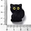 Black Cat Silicone Beads SIL-R014-03-3