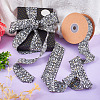 10 Yards Polyester Ribbon with Metallic Trimming OCOR-TAC0034-01-8