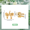 10Pcs 304 Stainless Steel Charms STAS-DC0016-40-2