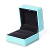 Square Plastic Jewelry Ring Boxes OBOX-F005-03A-2