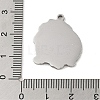 Non-Tarnish 201 Stainless Steel Pendants STAS-C095-13P-3