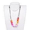 Dangle Earrings & Necklaces Jewelry Sets SJEW-JS01048-7
