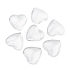 Transparent Glass Heart Cabochons GGLA-R021-20mm-4