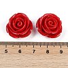 Synthetic Coral Carved Beads CORA-M001-05G-3