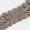 Electroplate Non-magnetic Synthetic Hematite Beads Strands G-T061-98H-1