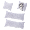  4Pcs 2 Styles Lint Cloth Bracelet Pillow Display AJEW-NB0004-05-1