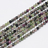 Natural Ruby in Zoisite Bead Strands G-G936-2mm-24-1