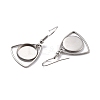 Tarnish Resistant 201 Stainless Steel Earring Hooks STAS-Z036-09P-2