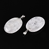 Natural Quartz Crystal Pendants G-T138-207C-2