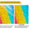 BENECREAT 7 Sheets 7 Colors Laser Heat Transfer Vinyl Sheets DIY-BC0003-18-4