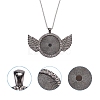 Alloy Big Pendants Cabochon Settings FIND-YW0001-20A-B-3