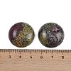 Natural Dragon Blood Cabochons G-H1596-FR-25mm-25-3