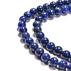 Natural Lapis Lazuli Beads Strands G-G423-6mm-AB-3