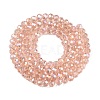 Electroplate Glass Beads Strands EGLA-D020-3x2mm-69-3