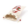 Christmas Theme Cotton Fabric Cloth Bag LS-ABAG-H104-A04-3