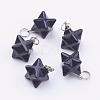 Synthetic Blue Goldstone Pendants G-E398-02E-2