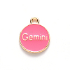 Alloy Enamel Pendants X-ENAM-S124-01B-03I-3