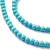 Natural Howlite Beads Strands TURQ-K005-01B-2