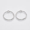 Alloy Open Back Bezel Pendants X-PALLOY-S121-82C-P-2
