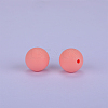 Round Silicone Focal Beads SI-JX0046A-108-2