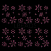 Snowflake Pattern Hotfix Rhinestones DIY-WH0430-205B-1