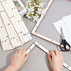 Basswood Assembled Paper Making Frame DIY-WH0001-73D-3