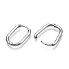 Tarnish Resistant 201 Stainless Steel Huggie Hoop Earrings STAS-S103A-33P-2