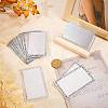 Aluminum Blank Thermal Transfer Business Cards DIY-WH0195-03A-4