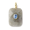 Natural Mixed Stone Faceted Pendants G-B186-01G-2