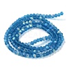 Imitation Jade Glass Beads Strands EGLA-A034-T2mm-MB27-3