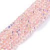 Transparent Glass Beads Strands EGLA-N028-01A-A10-1