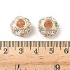 Brass Crystal Rhinestone Beads KK-A267-02RG-2