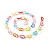 Transparent Acrylic Cable Chains AJEW-JB01094-2