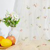 Fruit Pattern Polyester Mesh Fabric DIY-WH0453-07-4
