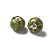 Vintage Porcelain Pumpkin Beads PORC-L080-H13-2