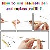 Plastic Beadable Pens AJEW-L082-A10-3