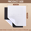 6 Sheets 2 Colors Linen Book Covers DIY-CP0010-65-2