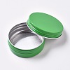Round Aluminium Tin Cans CON-WH0068-88A-01-2