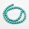 Synthetic Turquoise Beads Strands TURQ-F007-01B-8mm-2