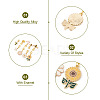 9Pcs 9 Style Alloy Enamel Pendant Decoration HJEW-CD0001-01-5